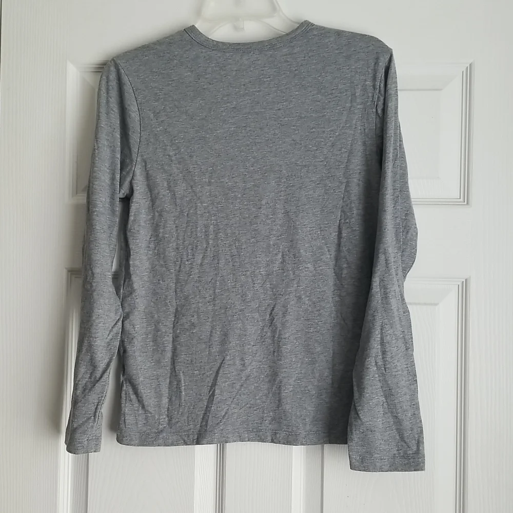 Wonder Nation Boy's Grey Long Sleeve Shirt